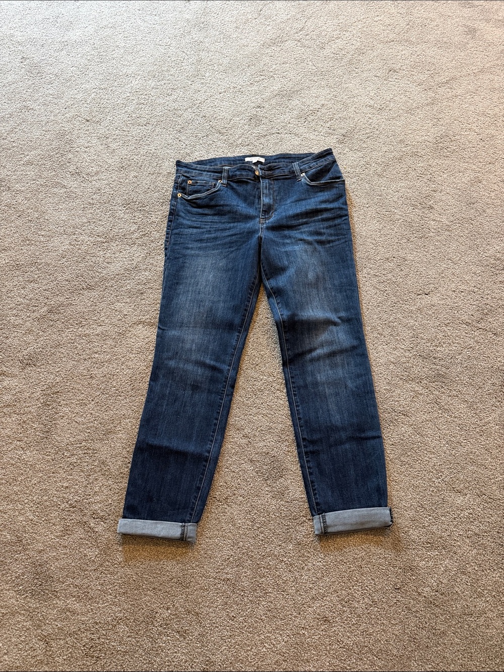 STS Blue Women's Boyfriend Jeans in Dark Blue Wash size 31
